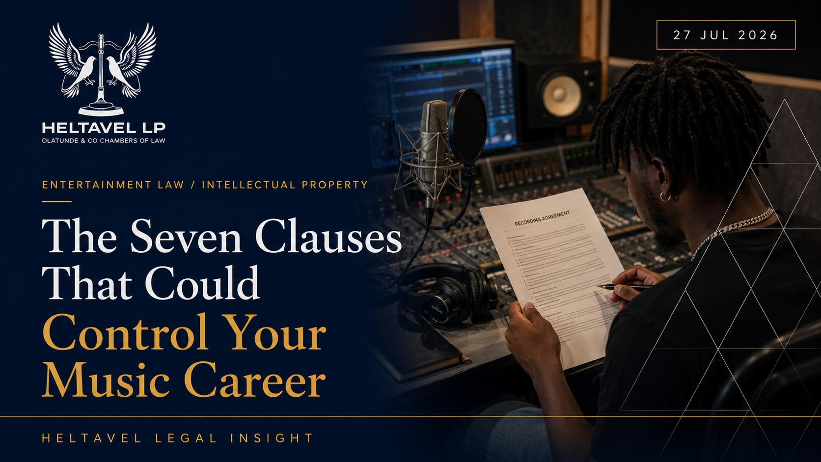Featured graphic for The Seven Clauses That Could Control Your Music Career